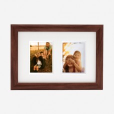 Фоторамка Instax Twin Mount Mini Frame (Dark Oak)